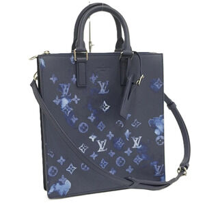 Louis Vuitton Sac Plat Messenger Handbag Monogram Watercolor